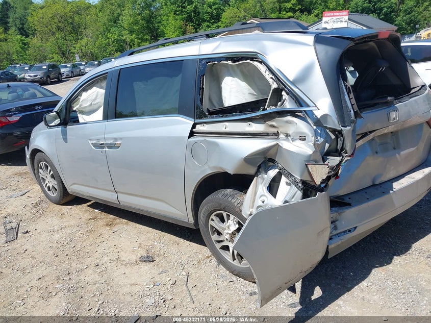 Vin: 5fnrl5h60bb050891, lot: 45729963, honda odyssey ex-l 20113