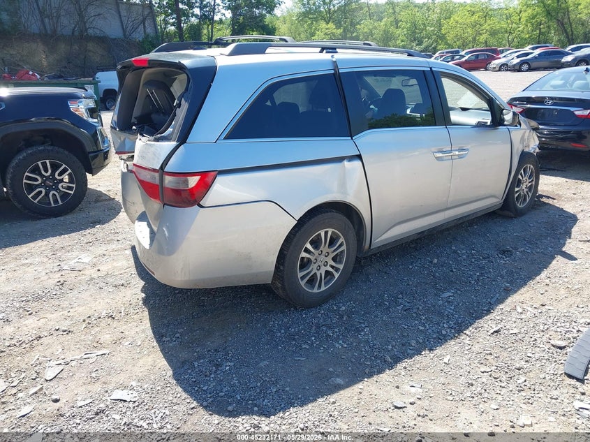 Vin: 5fnrl5h60bb050891, lot: 45729963, honda odyssey ex-l 20114
