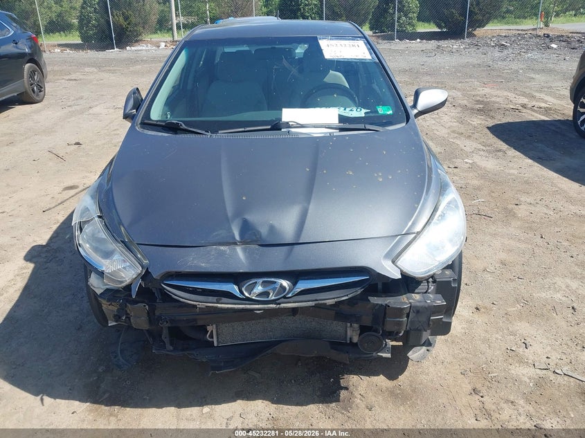 2012 Hyundai Accent 1.6 Gls grey Lot 111045232281 Vin KMHCT4AE8CU081456