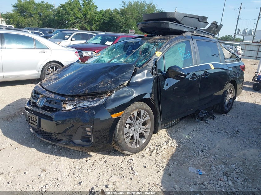 Vin: 5fnrl6h8xsb041686, lot: 45730091, honda odyssey touring 20252