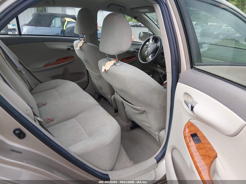 2009 TOYOTA COROLLA SEDAN 1.8L I-4 DOHC, VVT, 132HP