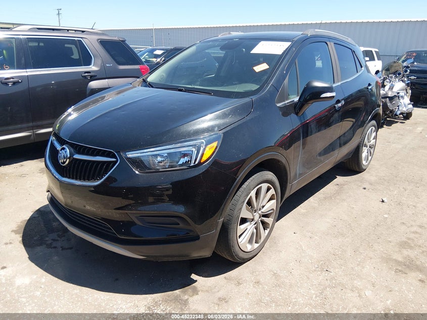 Vin: kl4cjasbxjb644846, lot: 45730139, buick encore preferred 20182