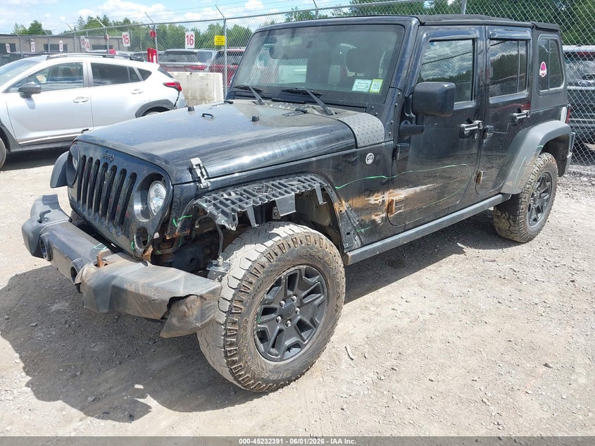 Vin: 1c4hjwdgxhl535602, lot: 45730182, jeep wrangler unlimited willy wheeler 4x4 20172