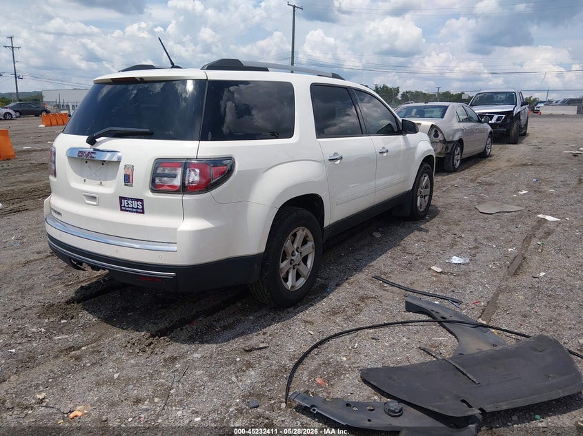 Vin: 1gkkrpkd3fj167354, lot: 45730202, gmc acadia sle-2 20154