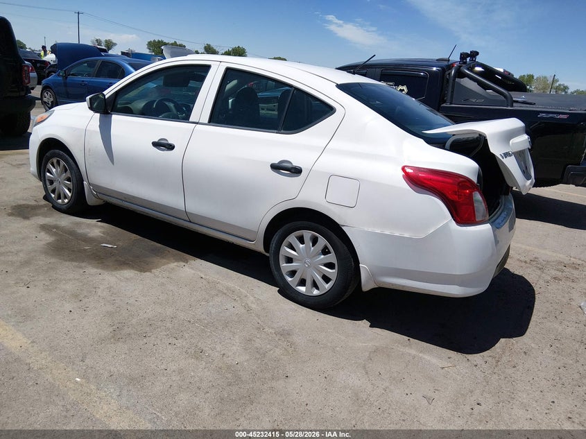Vin: 3n1cn7ap8hl820458, lot: 45730206, nissan versa 1.6 s 20173