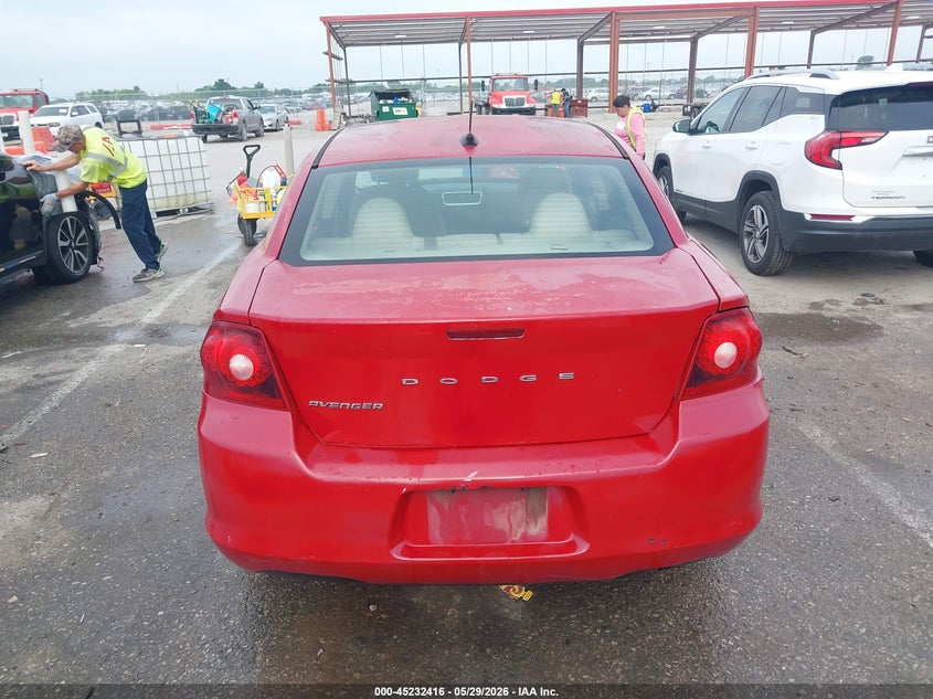 2014 Dodge Avenger Se VIN: 1C3CDZAB5EN109526 Lot: 45232416