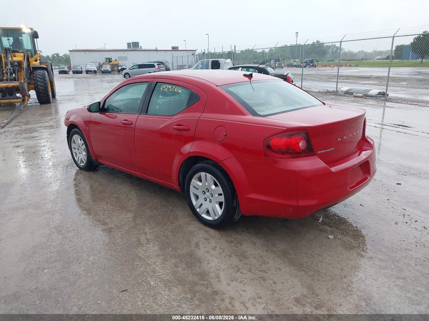 Vin: 1c3cdzab5en109526, lot: 45730207, dodge avenger se 20143