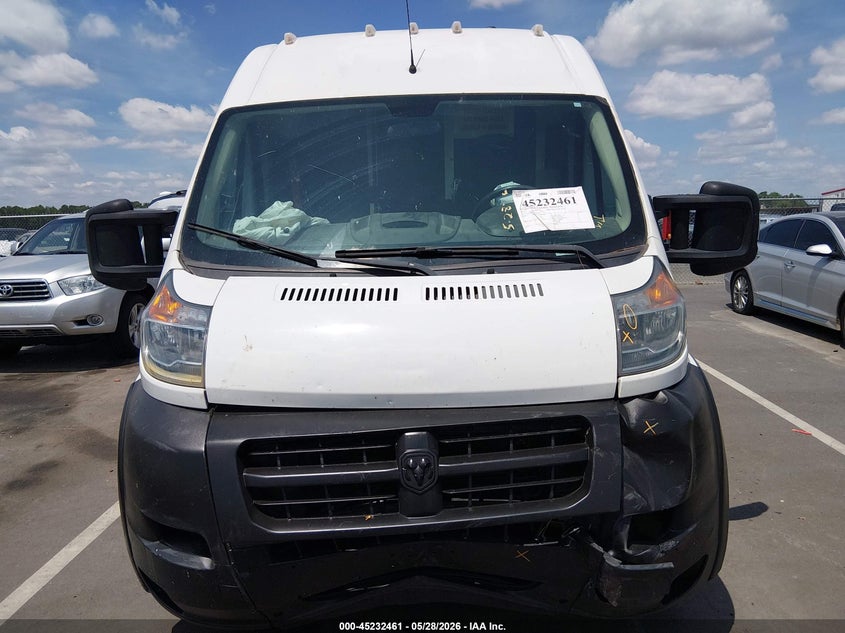 2016 Ram Promaster 2500 High Roof VIN: 3C6TRVDG8GE128129 Lot: 45232461