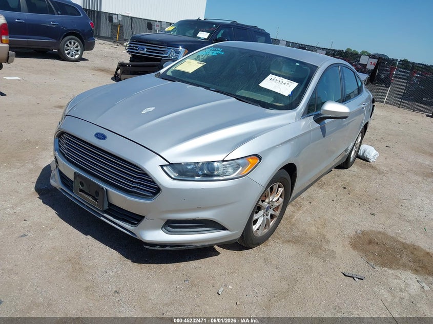 Vin: 3fa6p0g7xfr234038, lot: 45730262, ford fusion s 20152