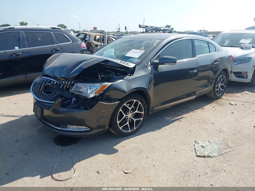 Vin: 1g4g45g3xgf172829, lot: 45730290, buick lacrosse sport touring 20162
