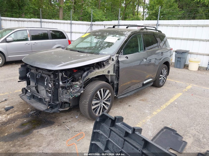 Vin: 5n1dr3dk8nc259373, lot: 45730349, nissan pathfinder platinum 4wd 20222