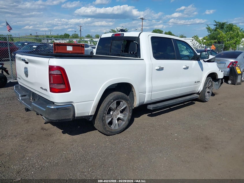 Vin: 1c6srfjt4nn381007, lot: 45730390, ram 1500 laramie  4x4 5'7 box 20224