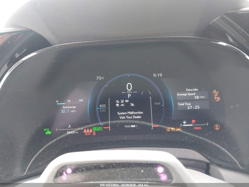 2025 LEXUS RX 350H 2.5L I-4 DI, DOHC, V(VIN: 2T2BBMCA1SC083232