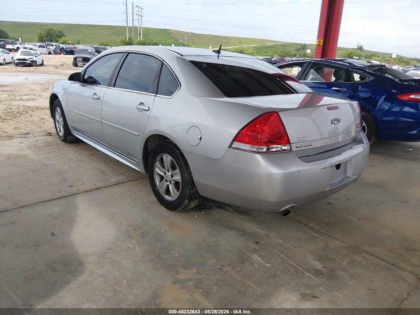 Vin: 2g1wa5e3xf1117579, lot: 45730435, chevrolet impala limited ls 20153