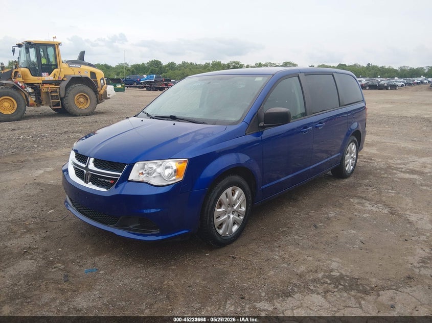 Vin: 2c4rdgbgxjr254868, lot: 45730454, dodge grand caravan se 20182