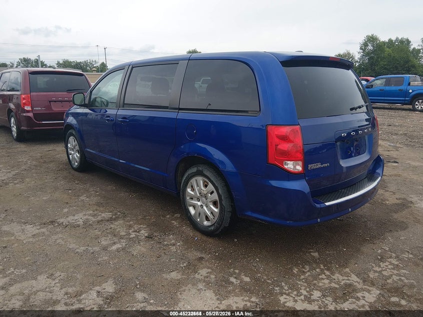 Vin: 2c4rdgbgxjr254868, lot: 45730454, dodge grand caravan se 20183