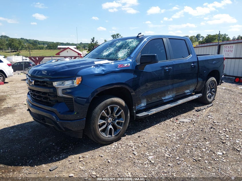 2022 Chevrolet Silverado 1500 4wd  Short Bed Rst 1GCUDEED2NZ622374 photo 1