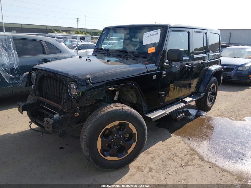Vin: 1c4bjweg9el202484, lot: 45730487, jeep wrangler unlimited dragon edition 20142