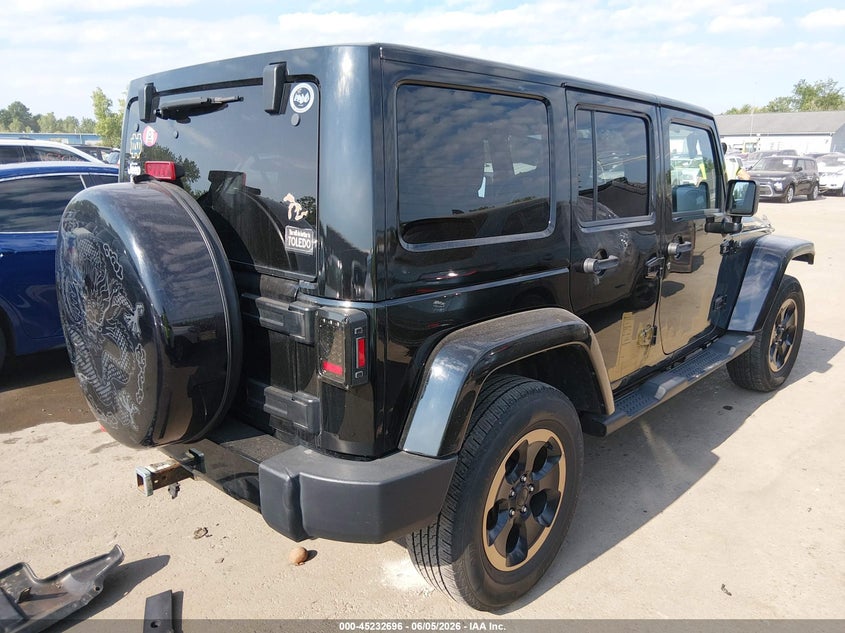Vin: 1c4bjweg9el202484, lot: 45730487, jeep wrangler unlimited dragon edition 20144