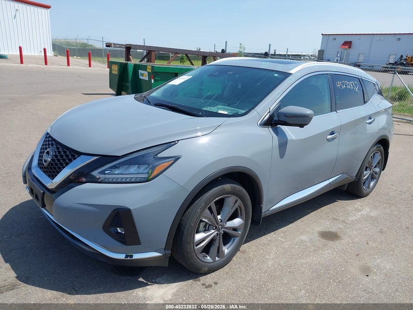 Vin: 5n1az2ds4pc139666, lot: 45730623, nissan murano platinum intelligent awd 20232