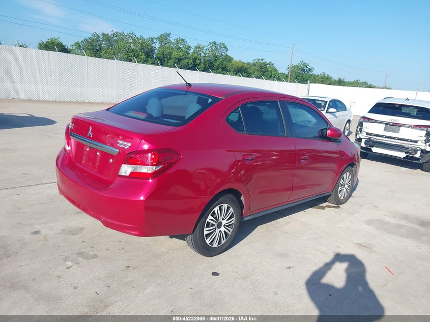 Vin: ml32f3fj0khf00758, lot: 45730660, mitsubishi mirage g4 es 20194