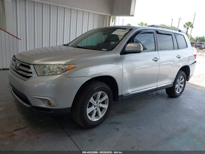 Vin: 5tdza3ehxds032249, lot: 45730677, toyota highlander 20132