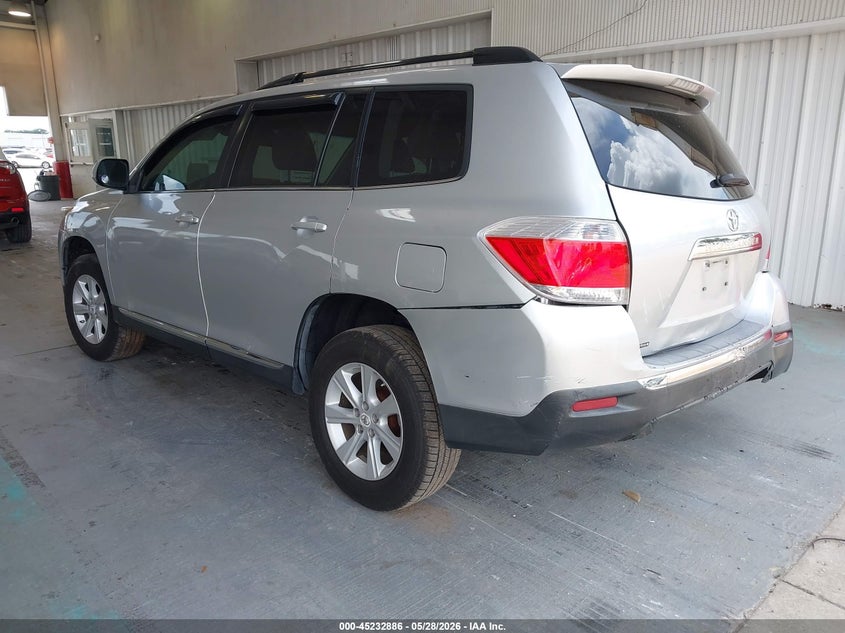 Vin: 5tdza3ehxds032249, lot: 45730677, toyota highlander 20133