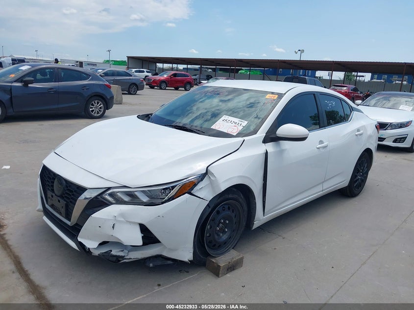 2022 Nissan Sentra S Xtronic Cvt 3N1AB8BV5NY281914 photo 1