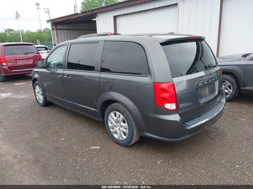 Vin: 2c4rdgbg0jr254880, lot: 45730731, dodge grand caravan se 20183