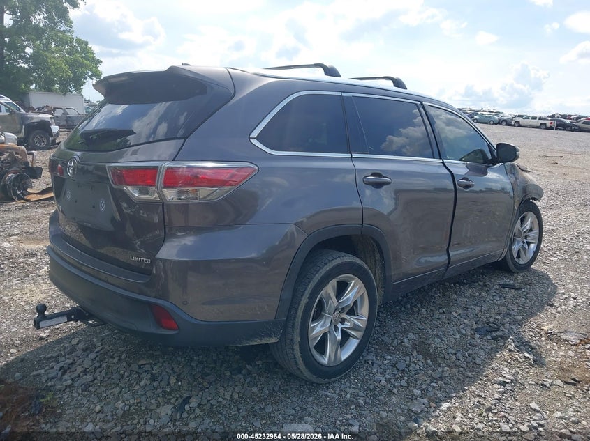 2015 TOYOTA HIGHLANDER auction photo 4