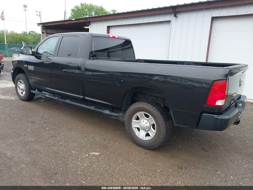 2018 Ram 3500 Ram Tradesman 4X4 8' Box black Lot 111045232979 Vin 3C63R3GT4JG383692
