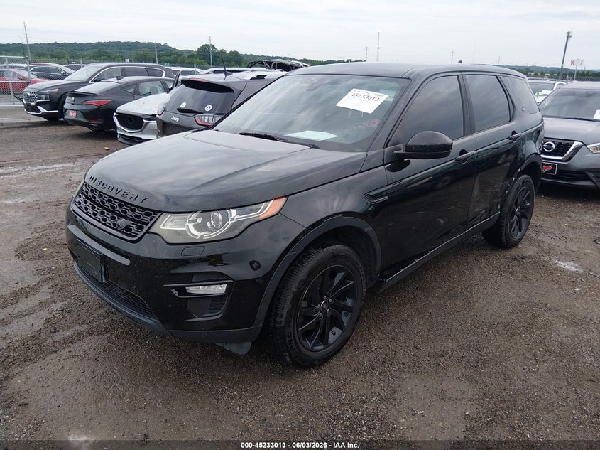 Vin: salcr2bg0gh552434, lot: 45730804, land rover discovery sport hse 20162