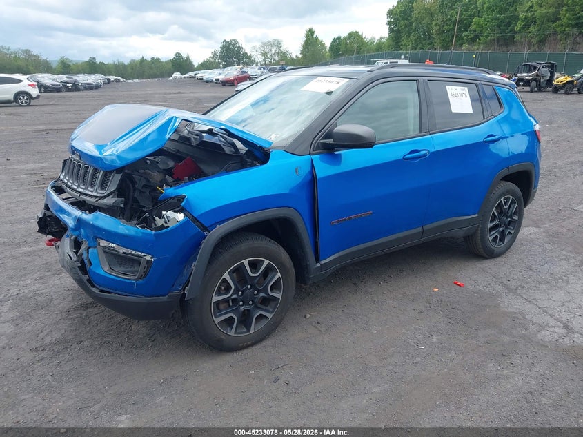 Vin: 3c4njddb6kt728952, lot: 45730869, jeep compass trailhawk 4x4 20192