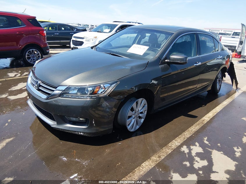 2014 Honda Accord Ex-L V-6 1HGCR3F81EA040964 photo 1