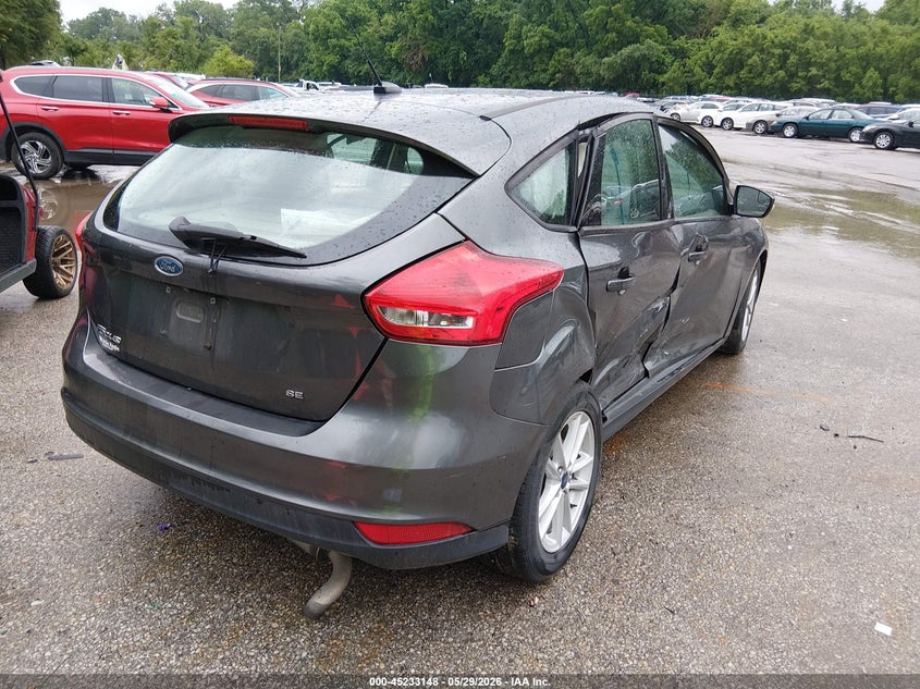 Vin: 1fadp3k25hl249780, lot: 45730939, ford focus se 20174