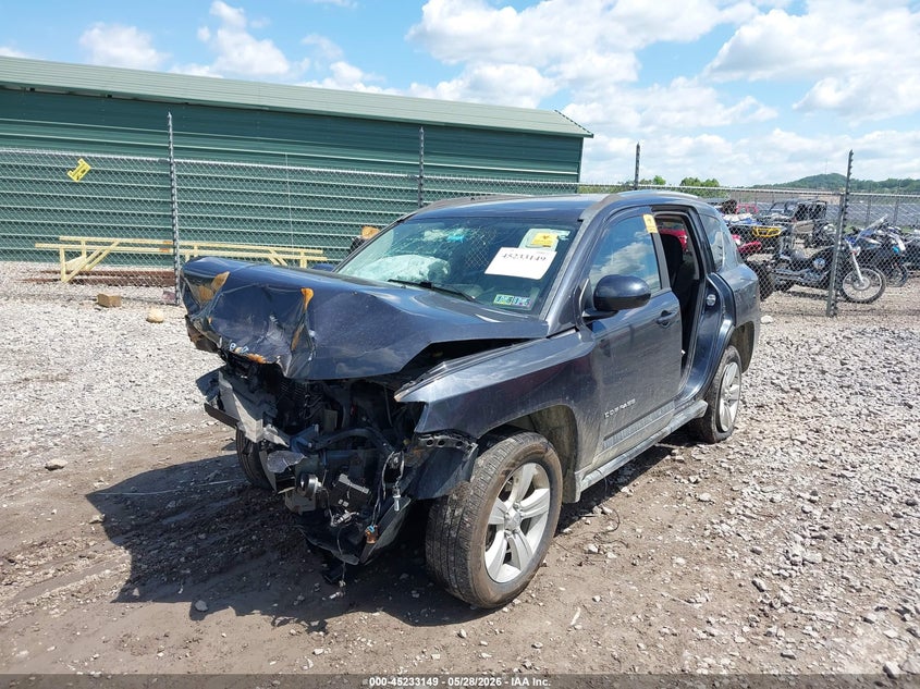 Vin: 1c4njdeb9fd130848, lot: 45730940, jeep compass latitude 20152