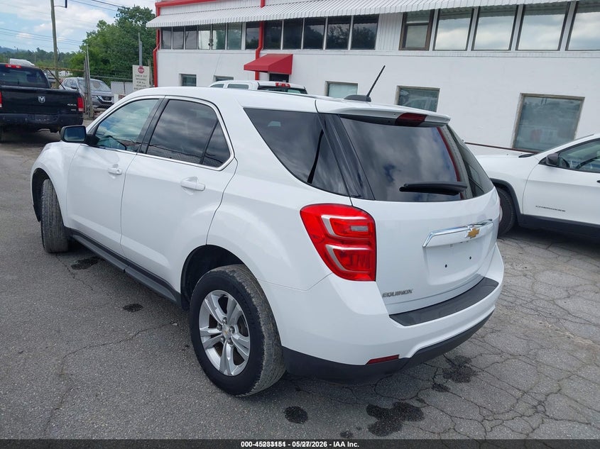 Vin: 2gnalbek7h1595597, lot: 45730942, chevrolet equinox ls 20173