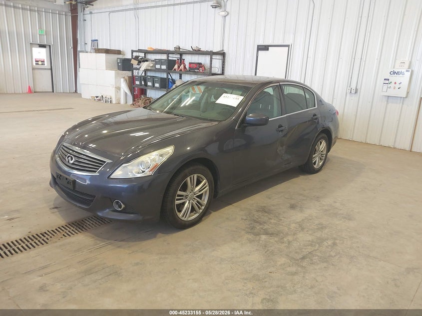 2012 Infiniti 3.7 37X blue Lot 111045233155 Vin JN1CV6AR8CM975361