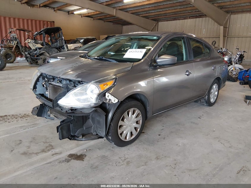 Vin: 3n1cn7ap9hk441037, lot: 45731027, nissan versa 1.6 sv 20172