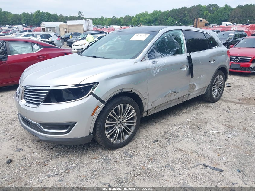 Vin: 2lmpj6lr6jbl12588, lot: 45731097, lincoln mkx reserve 20182