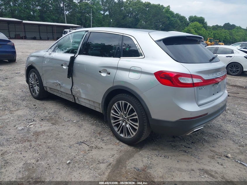 Vin: 2lmpj6lr6jbl12588, lot: 45731097, lincoln mkx reserve 20183