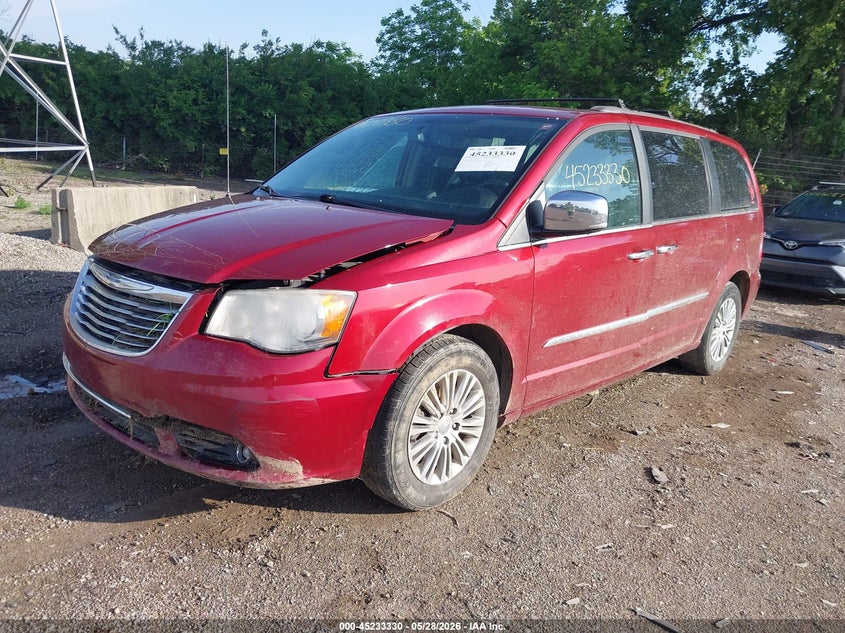Vin: 2c4rc1cg9fr525652, lot: 45731121, chrysler town & country touring-l 20152