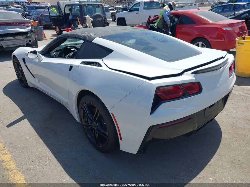 Vin: 1g1yb2d78h5101780, lot: 45731143, chevrolet corvette stingray 20173