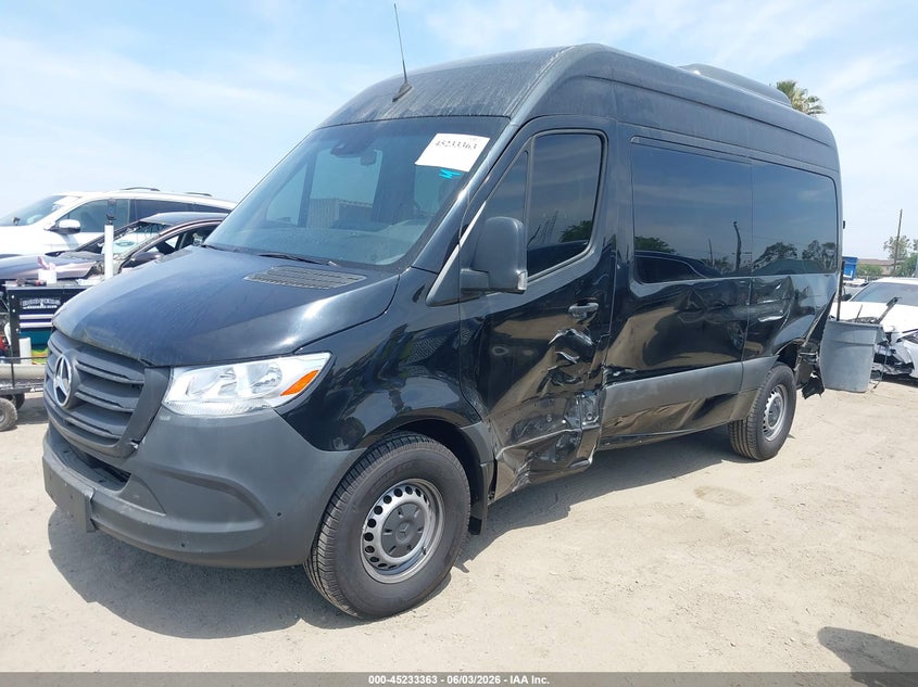 Vin: w1z4kfhy6rp663772, lot: 45731154, mercedes-benz sprinter 2500 standard roof 4-cyl diesel 20242