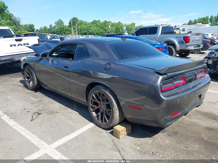 Vin: 2c3cdzc99gh308407, lot: 45731167, dodge challenger srt hellcat 20163
