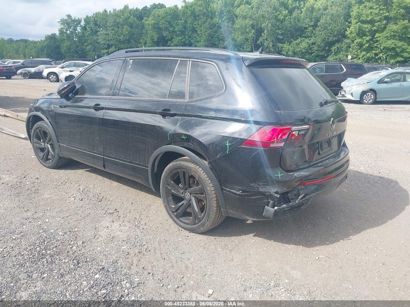 Vin: 3vv8b7ax8rm033017, lot: 45731179, volkswagen tiguan 2.0t se r-line black 20243