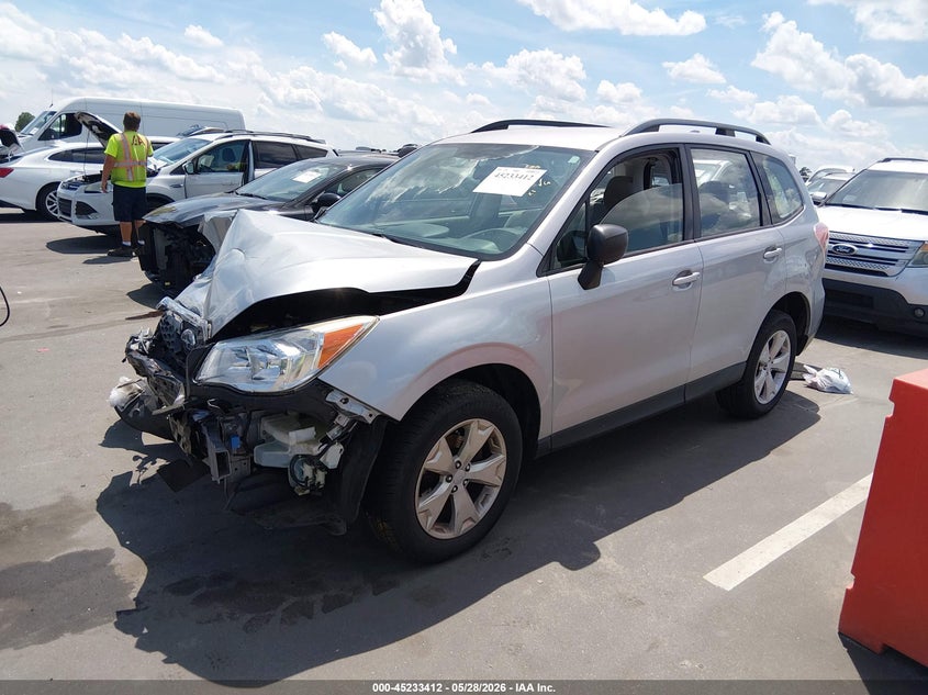 Vin: jf2sjabc4gh532089, lot: 45731203, subaru forester 2.5i 20162