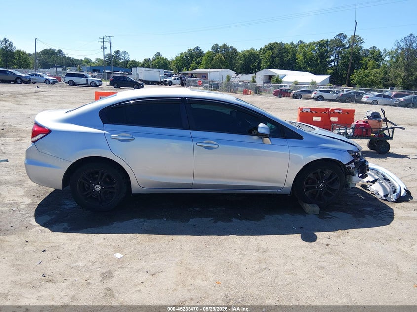2013 HONDA CIVIC SEDAN 1.8L I-4 VVT, 140HP
