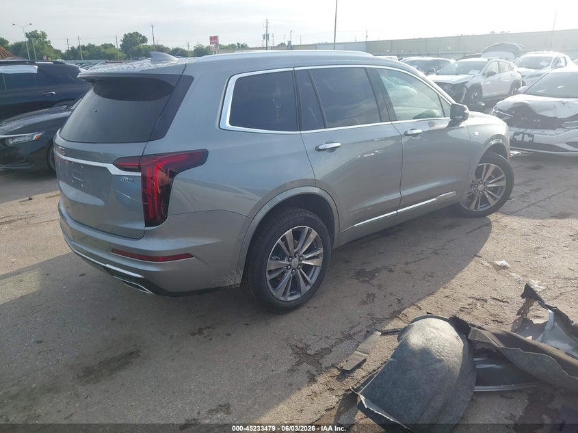 Vin: 1gykpcrs5sz155775, lot: 45731270, cadillac xt6 fwd premium luxury 20254