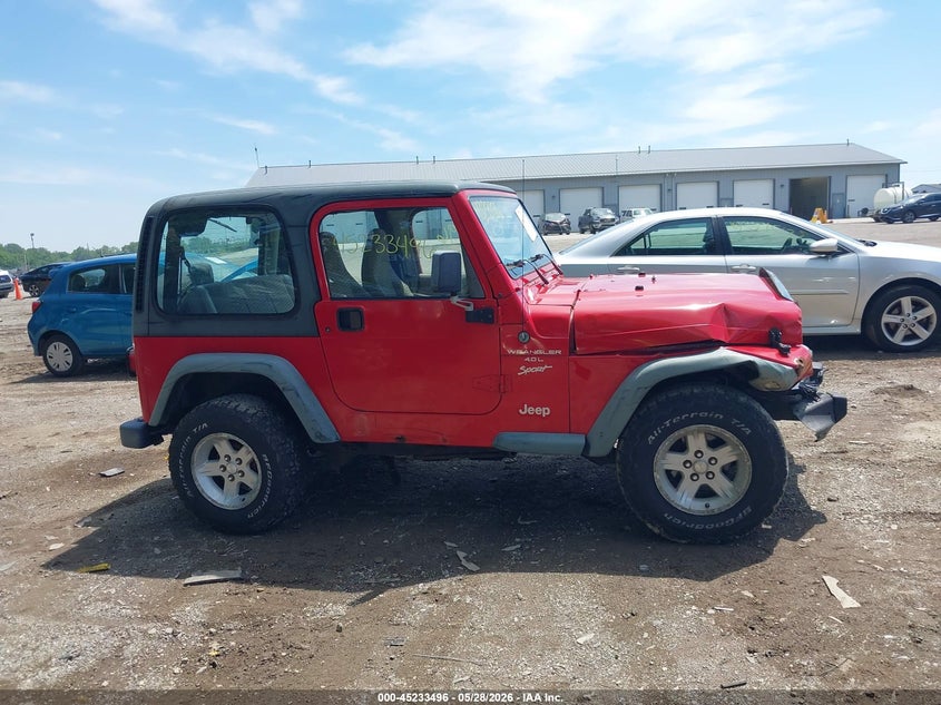2000 Jeep Wrangler Sport VIN: 1J4FA49S4YP750873 Lot: 45233496